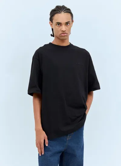 Gucci Logo Patch T-shirt In Black