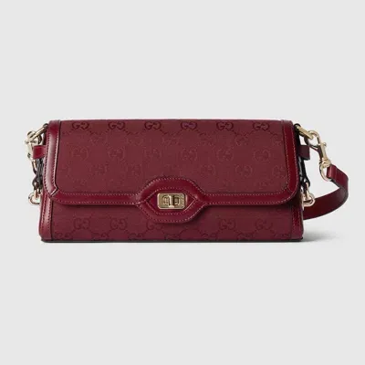 Gucci Luce Small Shoulder Bag In Red