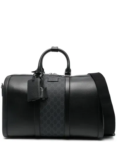 Gucci Medium Gg Duffle Bag In Black