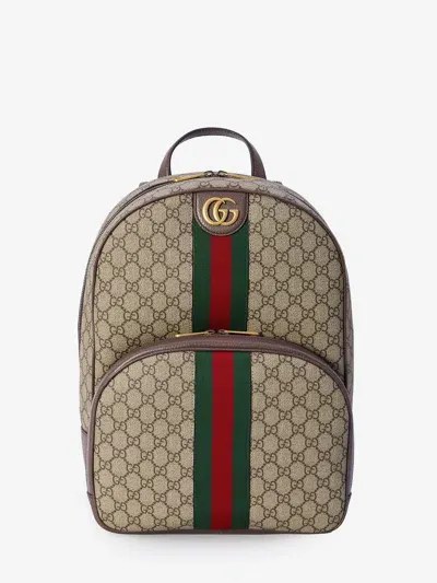 Gucci Men's Ophidia Backpack In Cream