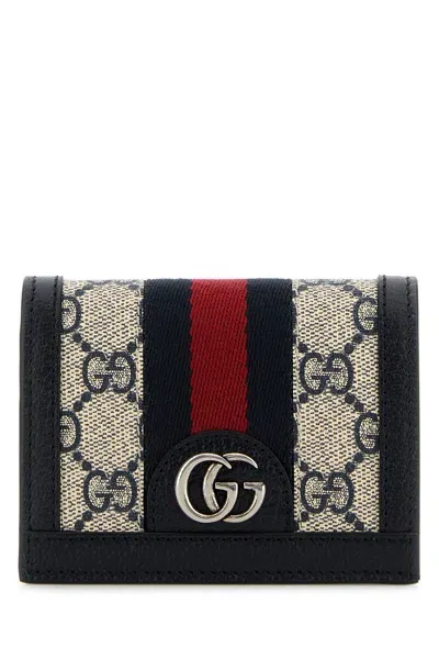 Gucci Ophidia Gg Card Case In Printed