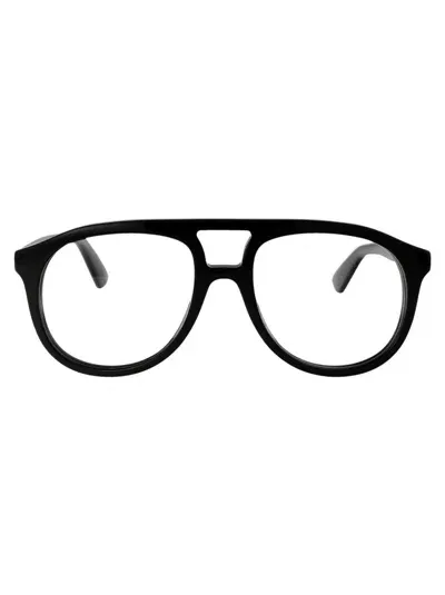 Gucci Optical In 001 Black Black Transparent