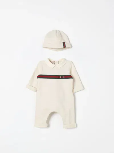 Gucci Babies' Overall  Kinder Farbe Weiss In White