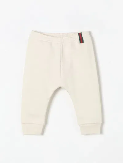 Gucci Babies' Pants  Kids Color White In Neutral