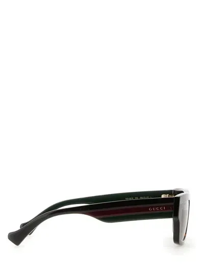 Gucci Rectangular Sunglasses In Green