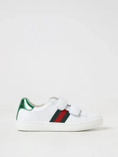 Gucci Kids' Sneakers  Kinder Farbe Weiss In White