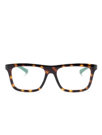 Gucci Square-frame Glasses In Brown