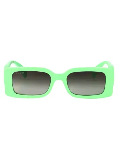 Gucci Sunglasses In 004 Green Green Green