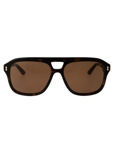 Gucci Sunglasses Gg1263 S 006 In Brown