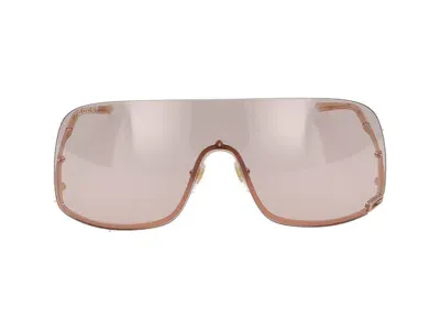 Gucci Sunglasses In Gold Gold Pink