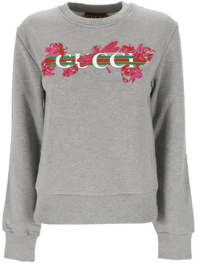 Gucci Sweaters In Grey