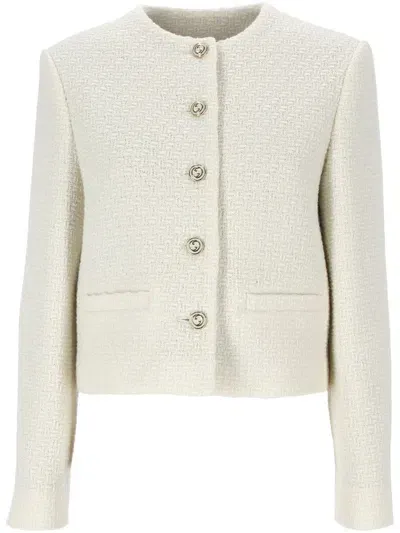 Gucci Sweaters In Ivory/mix