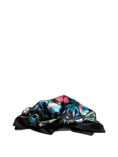 Gucci `total Flora` Foulard In Multi