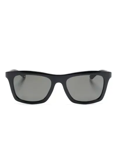 Gucci Web-detail Sunglasses In 黑色