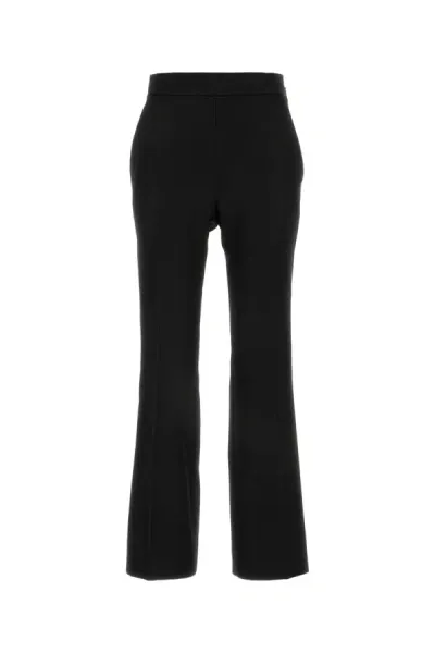 Gucci High-rise Wool Pants In Black