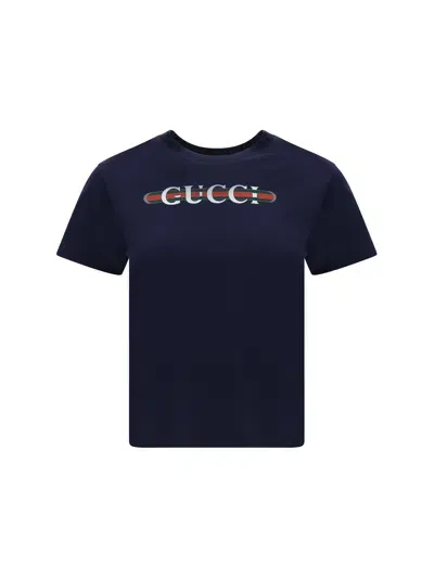 Gucci New 70s Cotton Jersey T-shirt In Multicolor