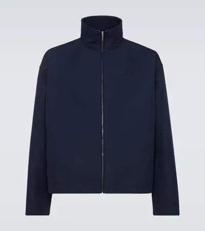 Gucci Wool-blend Jacket In Blue