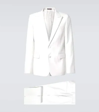 Gucci Wool Suit In White