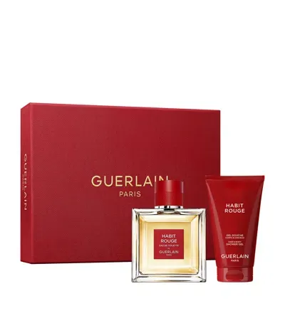 Guerlain Habit Rouge Eau De Toilette Fragrance Gift Set In White