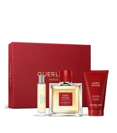 Guerlain Habit Rouge Eau De Toilette Fragrance Gift Set In White