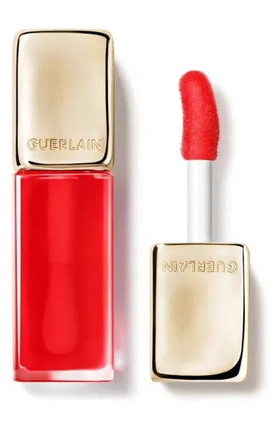 Guerlain Kiss Kiss Bee Glow Lip Oil In 775 Poppy