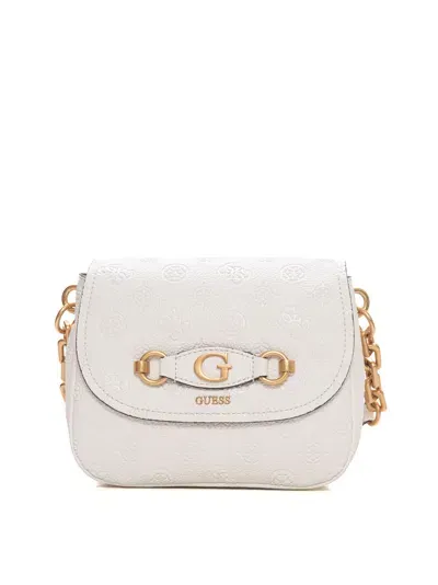 Guess Izzy Peony  Small Bag In White