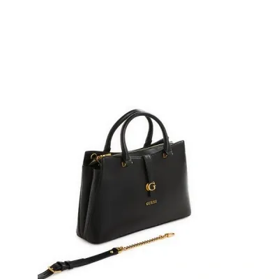 Guess Kuba Tri Black Tote Bag In Bke