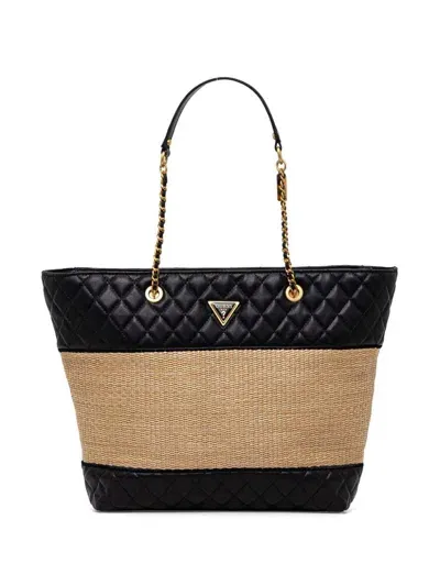 Guess Usa Delfa Tote Bag In Black