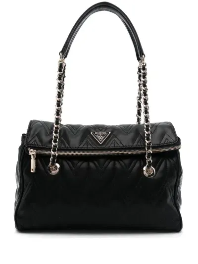 Guess Usa Eda Tote Bag In Black