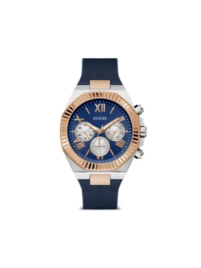 Guess Usa Equity 44mm In Blue