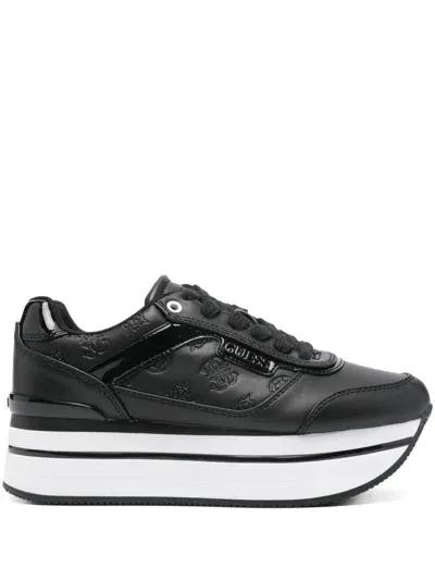 Guess Usa Hansini Sneakers In Black