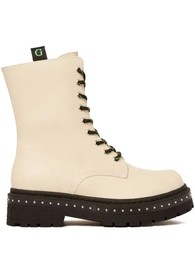 Guess Usa Joya Boots In Neutrals