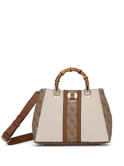 Guess Usa Kerima Tote Bag In Brown