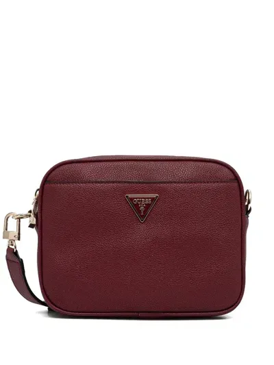 Guess Usa Meridian Cross Body Bag In Rot