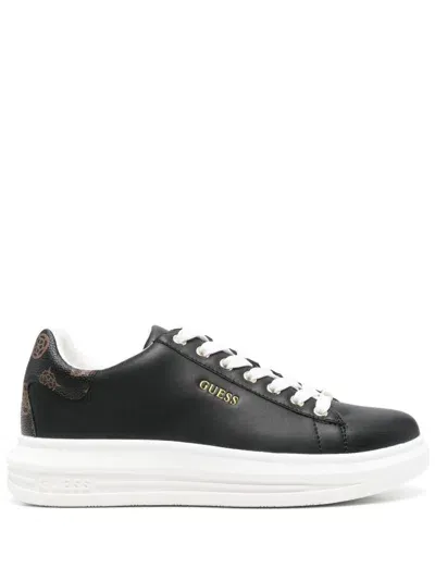 Guess Usa Vibo Sneakers In Black