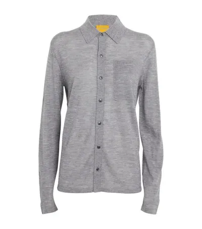 Guest In Residence Cashmere Showtime Shirt In Stone