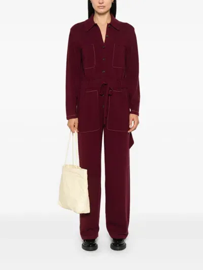 Guest In Residence Everywear Coveralls In Plum