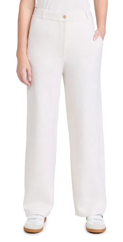 Guest In Residence Tailored Pants Cream