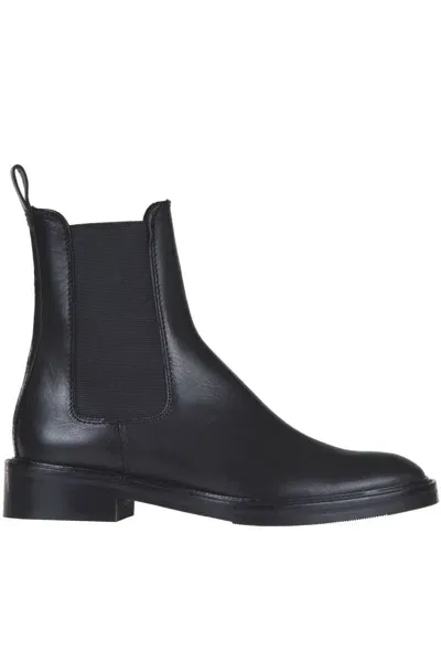 Guglielmo Rotta Leather Boots In Black