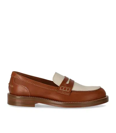 Guglielmo Rotta Pip Brown Loafer In Leather