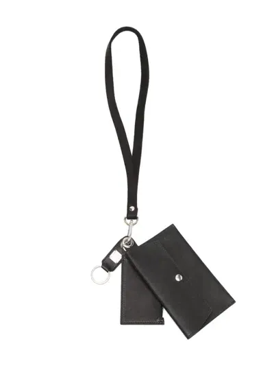 Guidi Rv00 Leather Clutch In Black