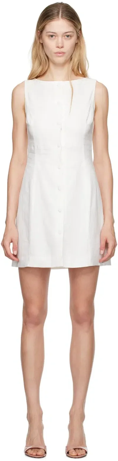 Guizio White Elada Minidress