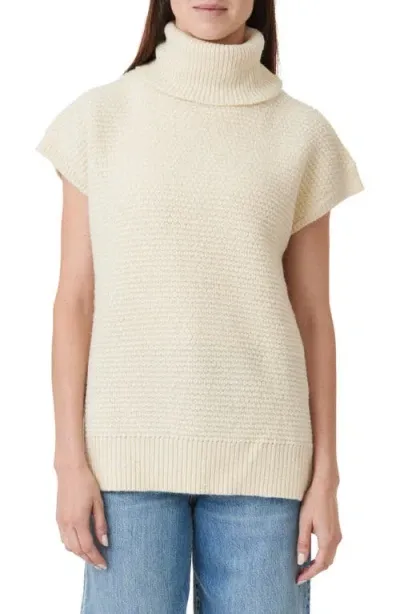 Habitual Short Sleeve Turtleneck Sweater In Birch