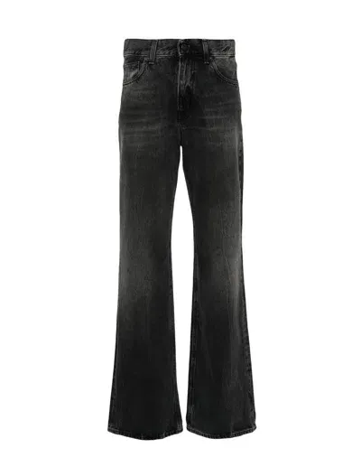 Haikure Blake Straight-leg Jeans In Black