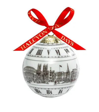 Halcyon Days London Icons Bauble In Gray