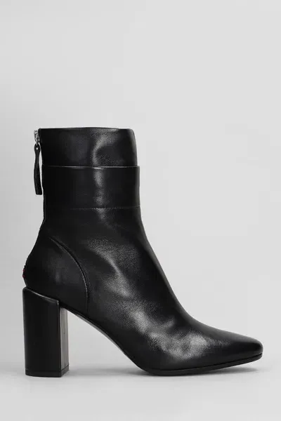 Halmanera Baron High Heels Ankle Boots In Black