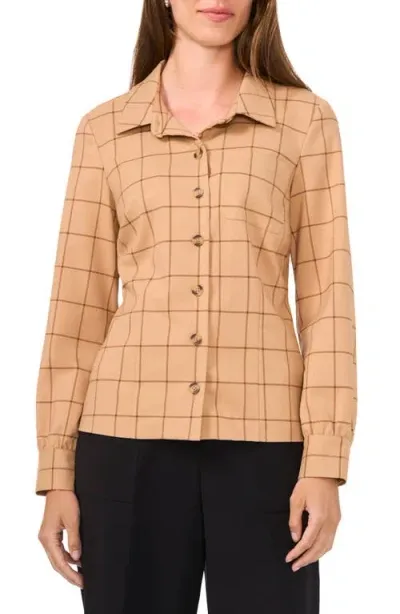 Halogenr Halogen(r) Windowpane Check Jacket In Tannin Brown