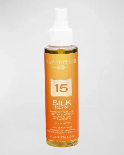 Hampton Sun Silk Body Oil In Spf 15