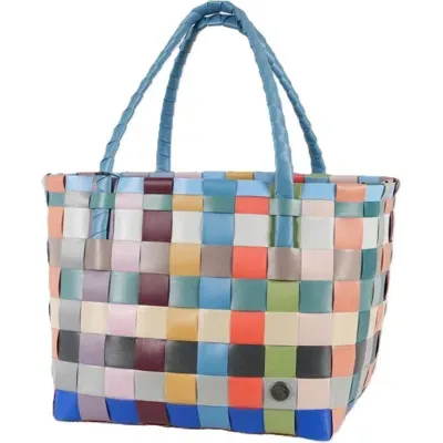 Handed By Paris Recycled Plastic Tote Bag In Multi