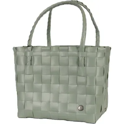 Handed By Paris Recycled Plastic Tote Bag In Green